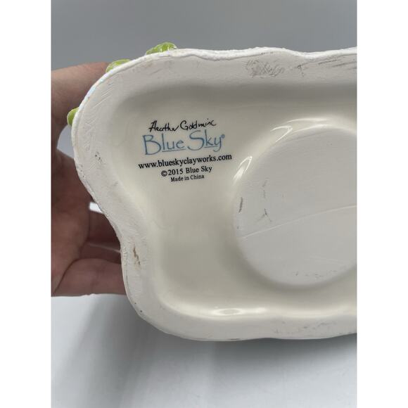 2015 Heather Goldminc Christmas Village Snow Cottage Tea Light Candle Holder - Picture 12 of 12